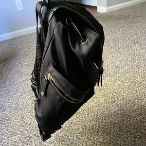 aldo spiros faux-leather backpack Aldo Faux Leather Black Backpack Purse